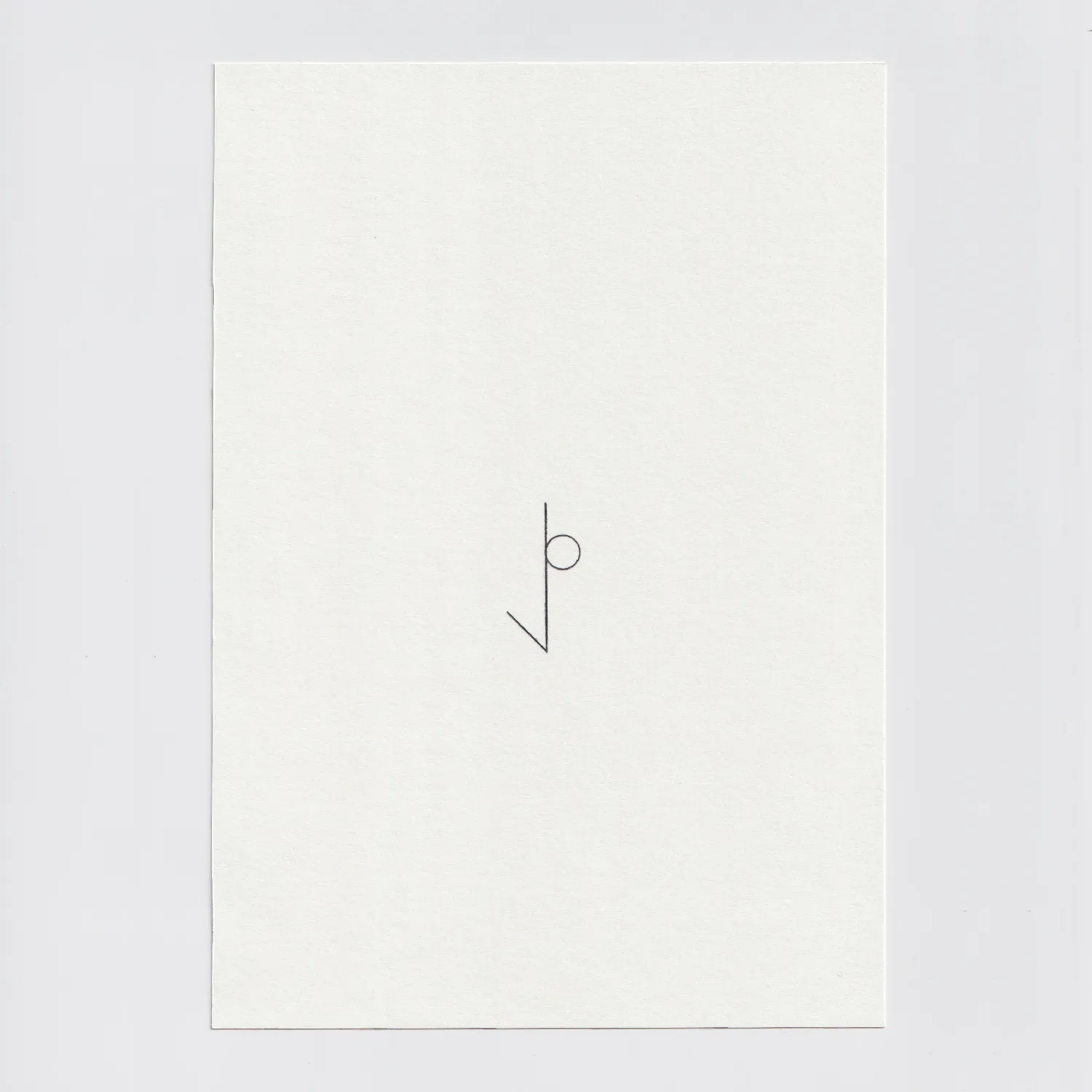 Minimal line drawing on paper.