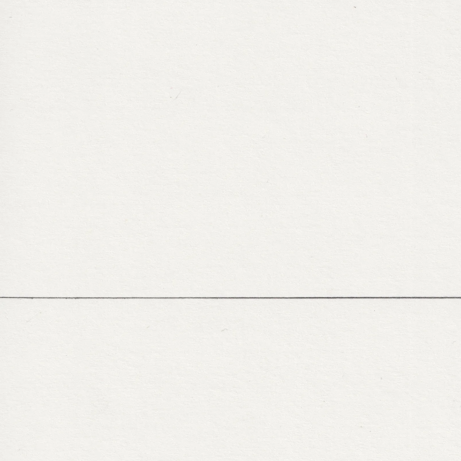 Minimal pencil line drawing on paper: a single horizontal line.